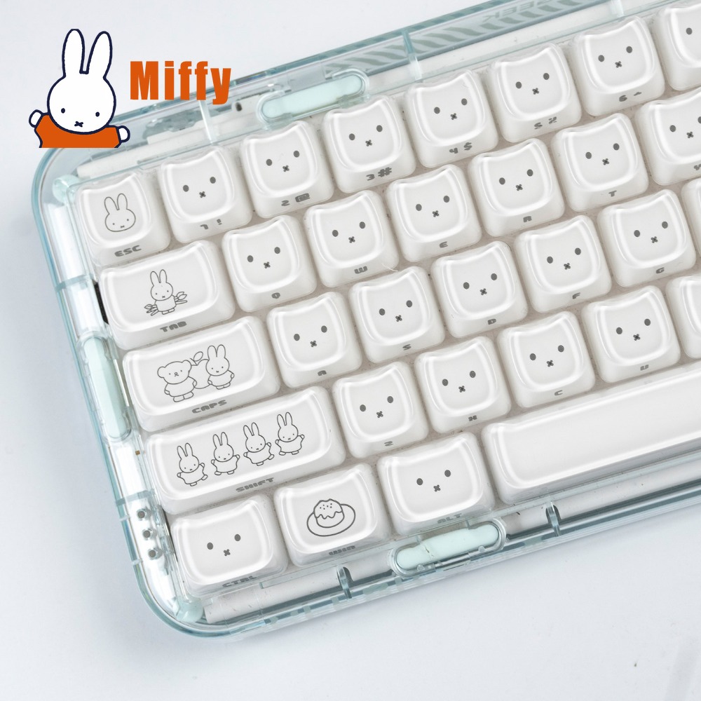 Pad Gaming Console - Kawaii Miffy Keycaps Sevimli Tavşan Anahtar