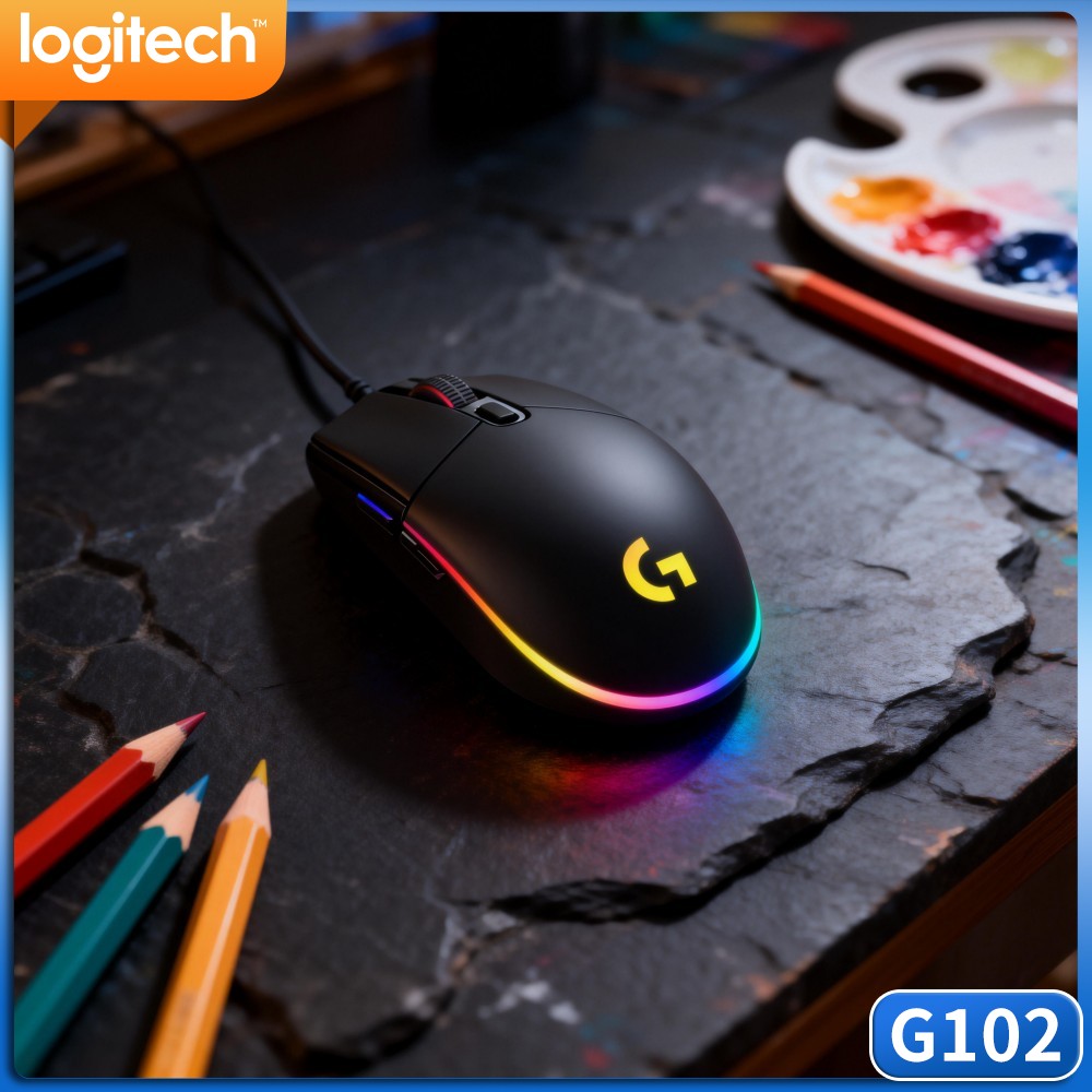 Gaming Headset Wired - Logitech G102 Prodigy Oyun Mouse'u, Hafif
