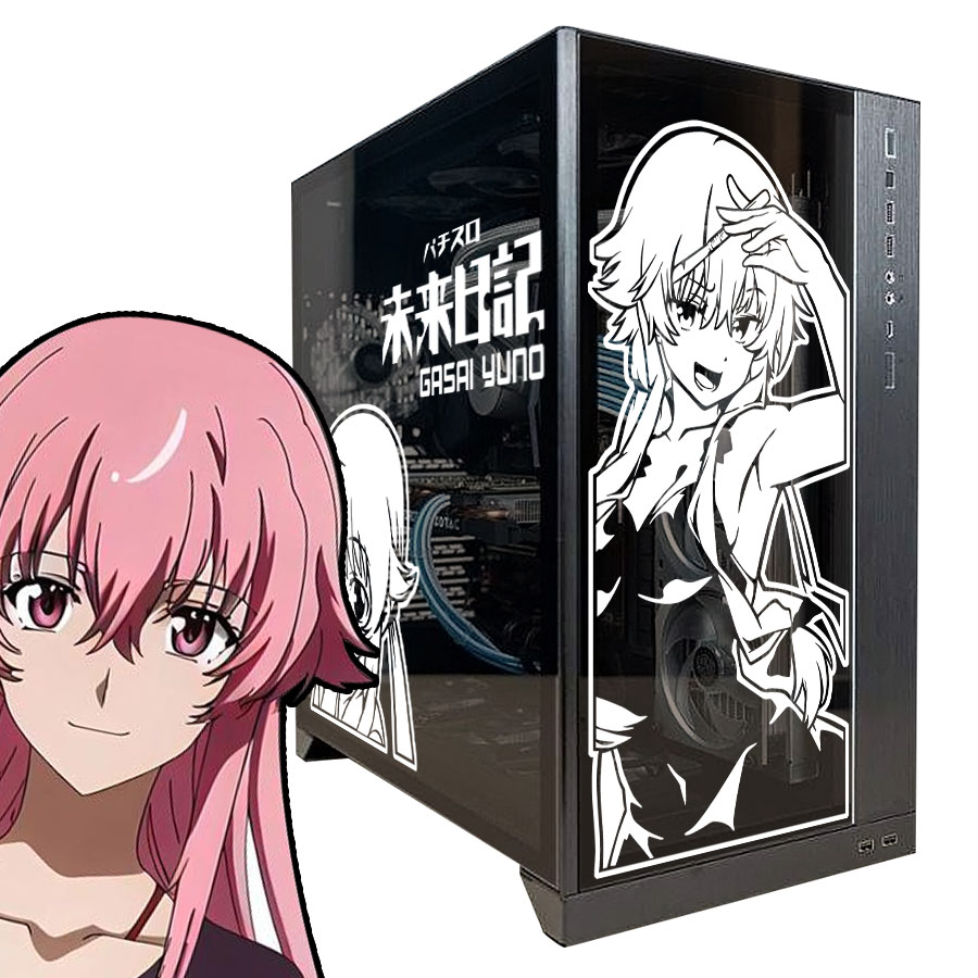Console Gaming Pc Case - Gelecek Günlüğü Anime Çıkartmaları Atx PC