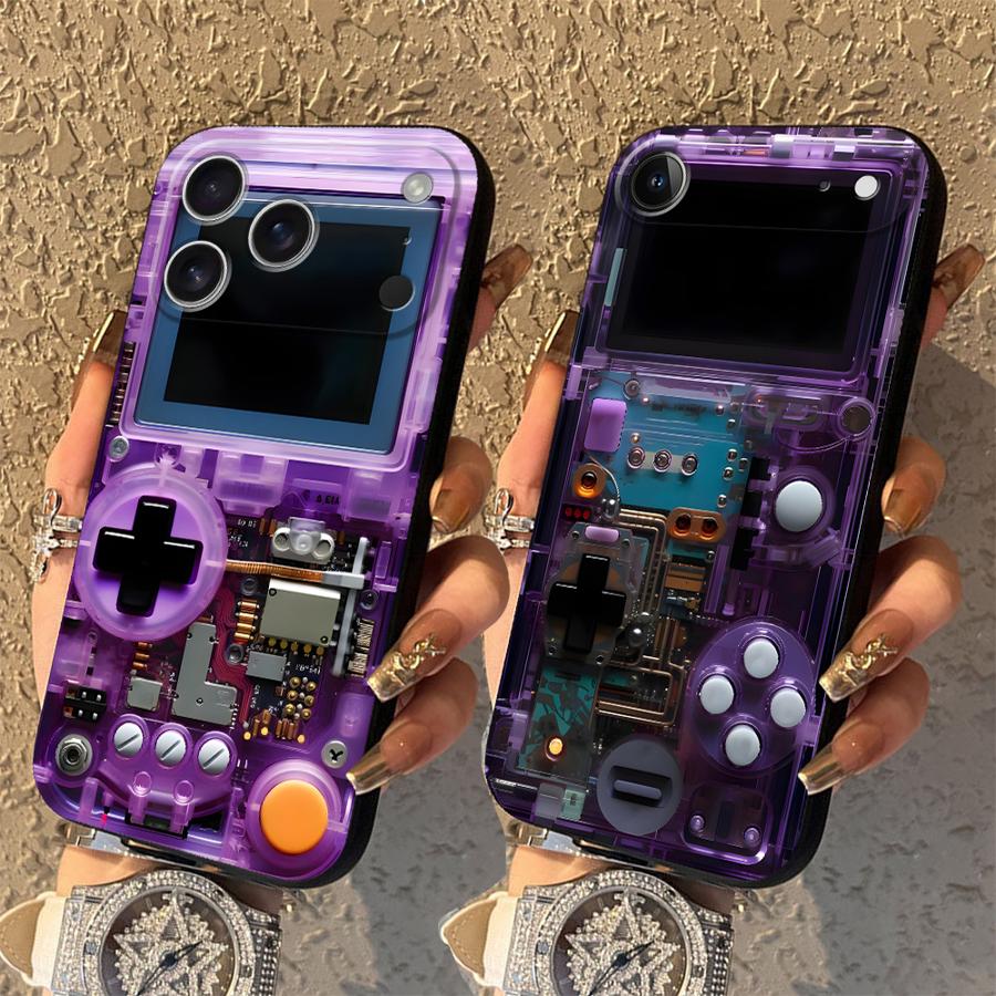 Gaming Console Apple - Mor Oyun Konsolu Tasarımlı Apple iPhone
