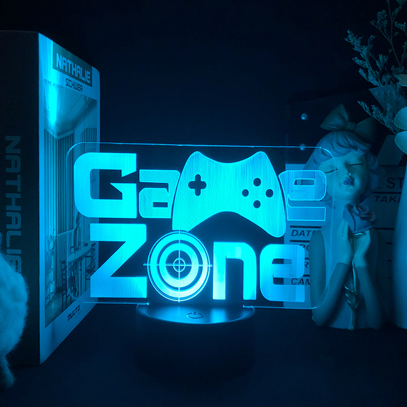 Gaming Console Room - Oyun odası dekor fantezi aydınlatma Luces