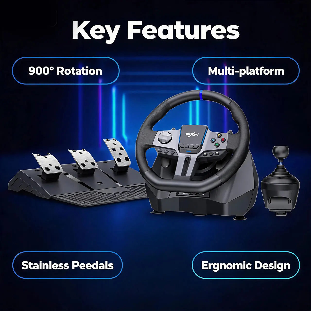 PXN V9 Gen2 Yarış Direksiyonu  - Steering Wheel Gaming incelemesi ve fiyatı
