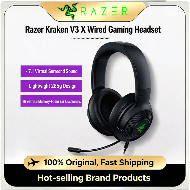 Razer Kraken V3 X Kablolu USB  - Gaming Headset Wired incelemesi ve fiyatı