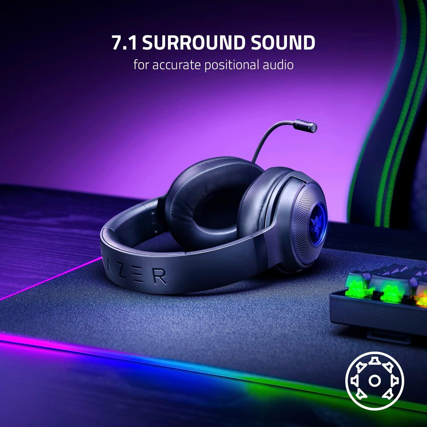 Razer Kraken V3 X Kablolu USB  - Gaming Headset Wired incelemesi ve fiyatı