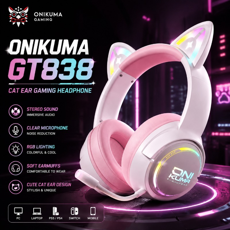 ONIKUMA GT838 Oyun Kulaklığı K - Gaming Console Apple incelemesi ve fiyatı