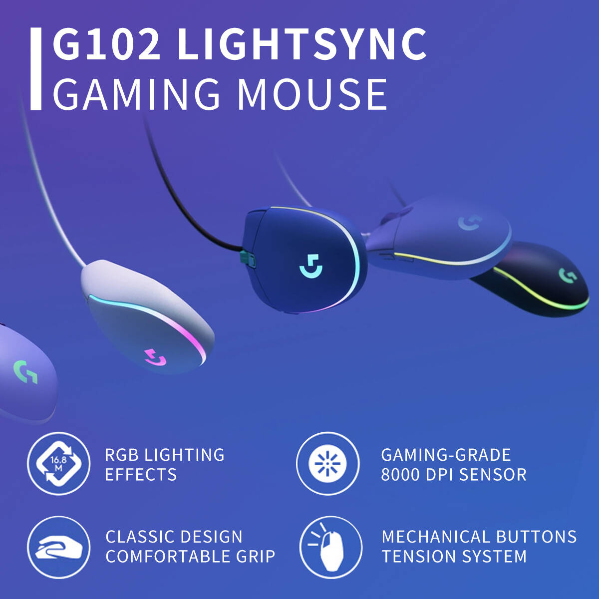 Logitech G102 Prodigy Oyun Mou - Gaming Headset Wired incelemesi ve fiyatı