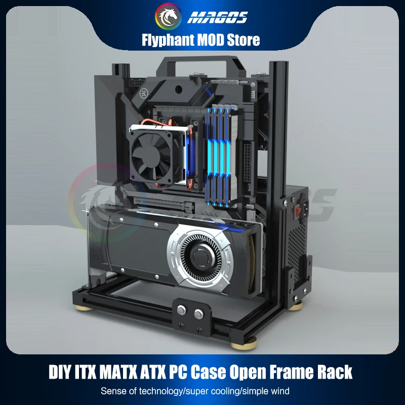 DIY oyun kabine ITX MATX ATX ş - Console Gaming Pc Case incelemesi ve fiyatı