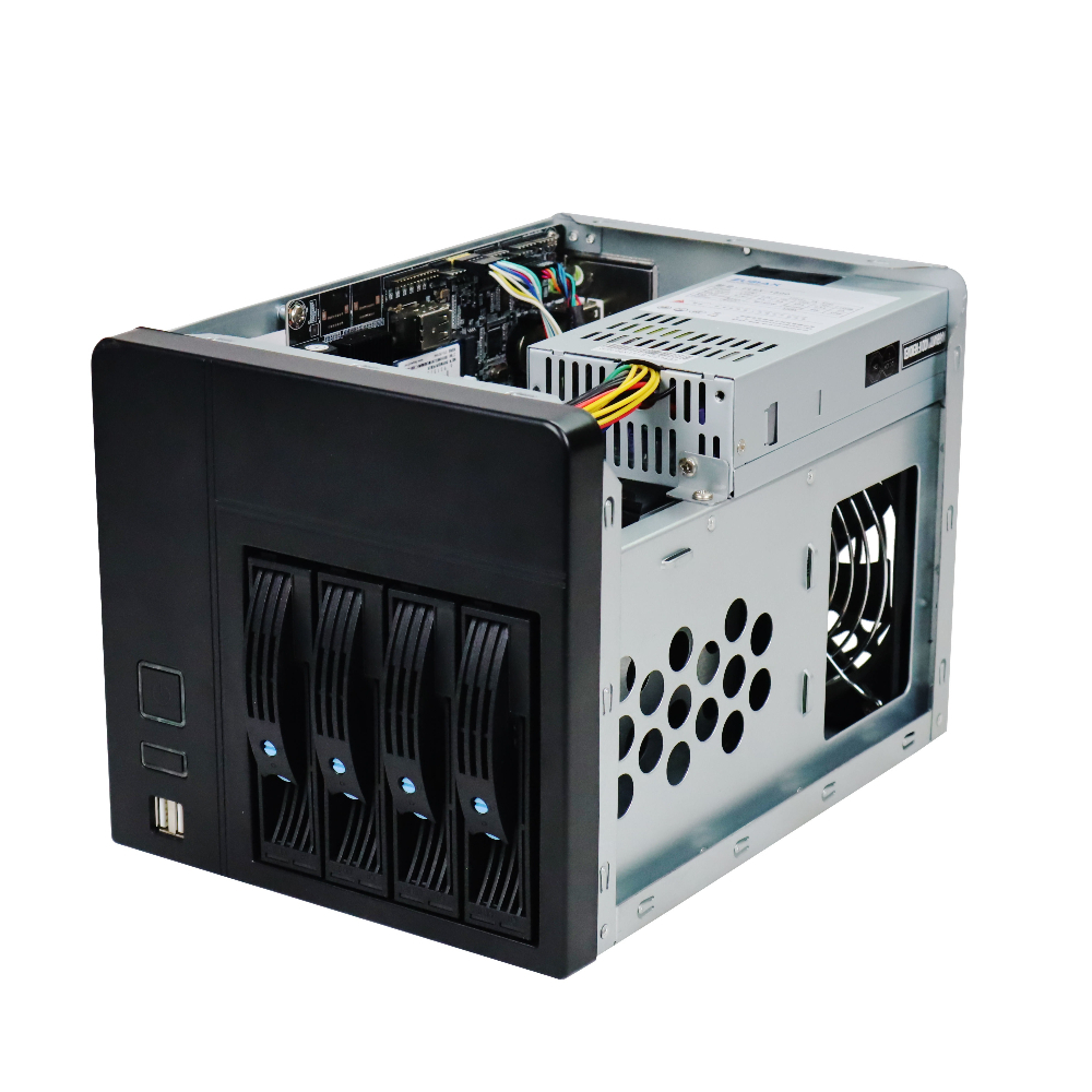 NAS-4 4 Bölmeli NAS Kasası Min - Console Gaming Pc Case incelemesi ve fiyatı
