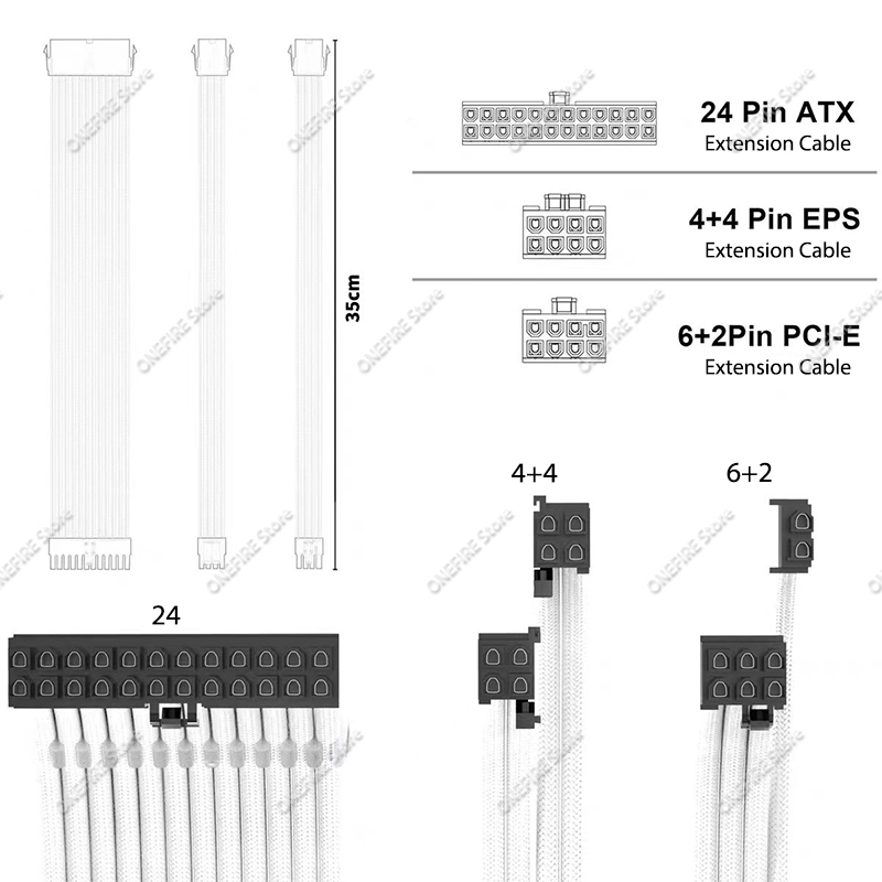 PSU Uzatma Kablosu Anakart Kab - Console Gaming Pc Case incelemesi ve fiyatı