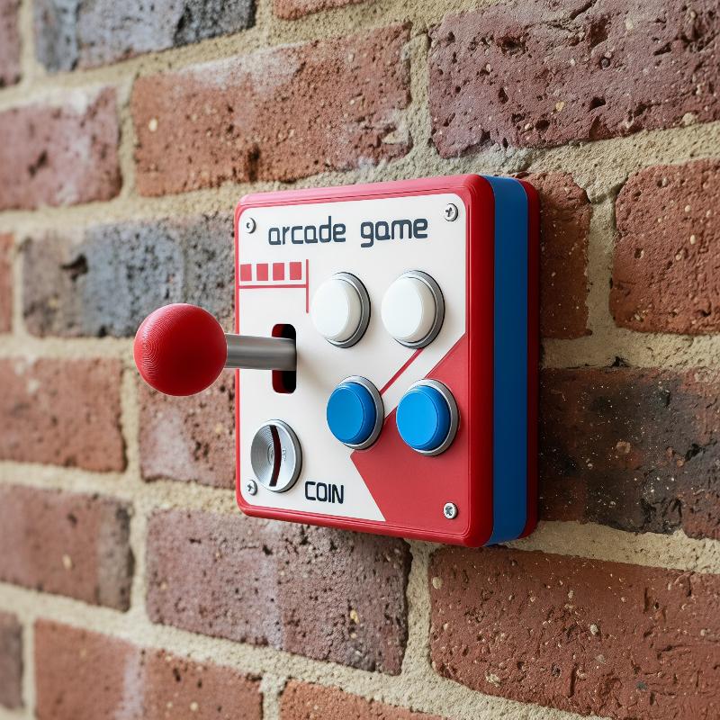 Retro Arcade Oyun Düğmesi Anah - Gaming Console Room incelemesi ve fiyatı