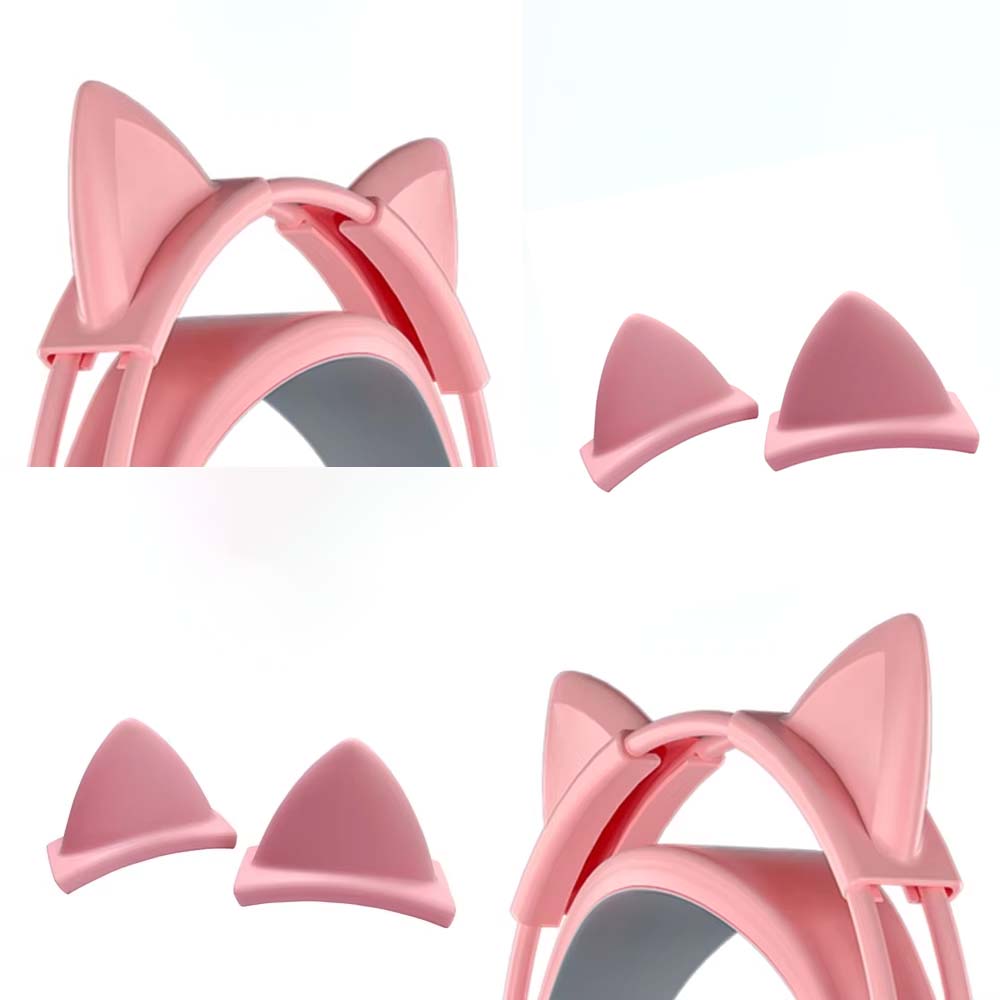 Pembe Silikon Kedi Kulakları K - Gaming Headset Wired incelemesi ve fiyatı